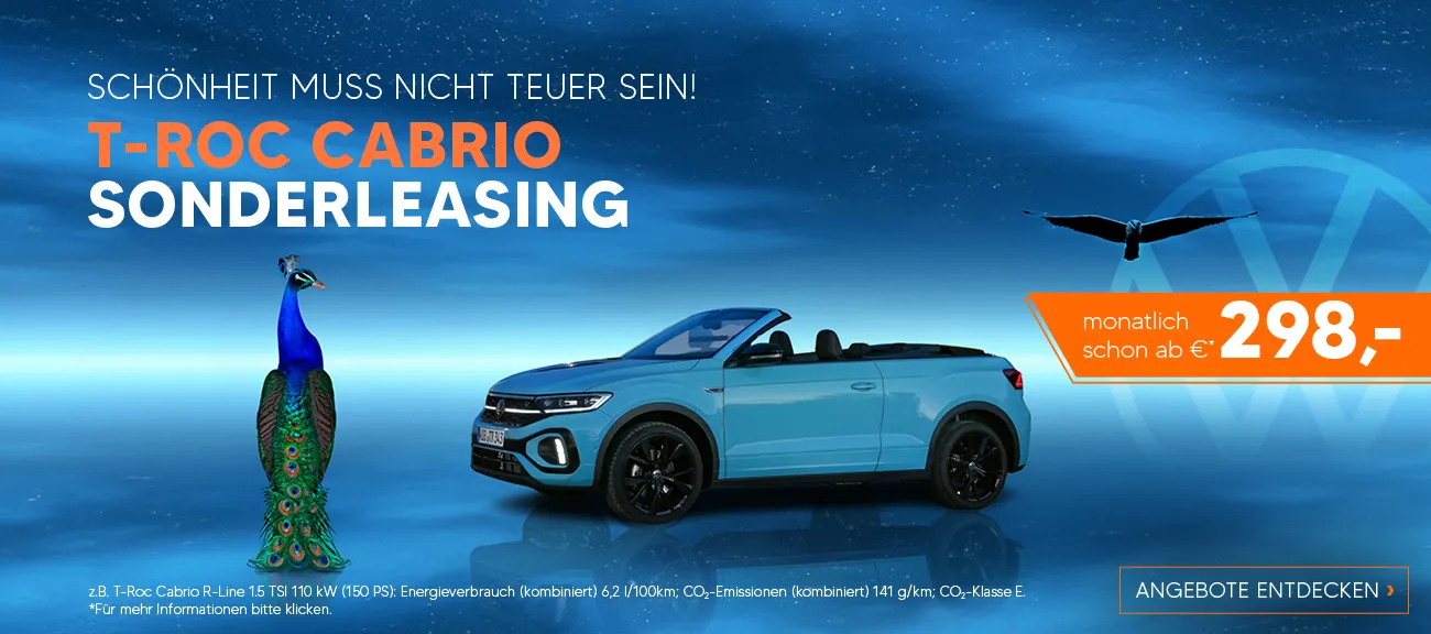 T-Roc Cabrio Sonderleasing