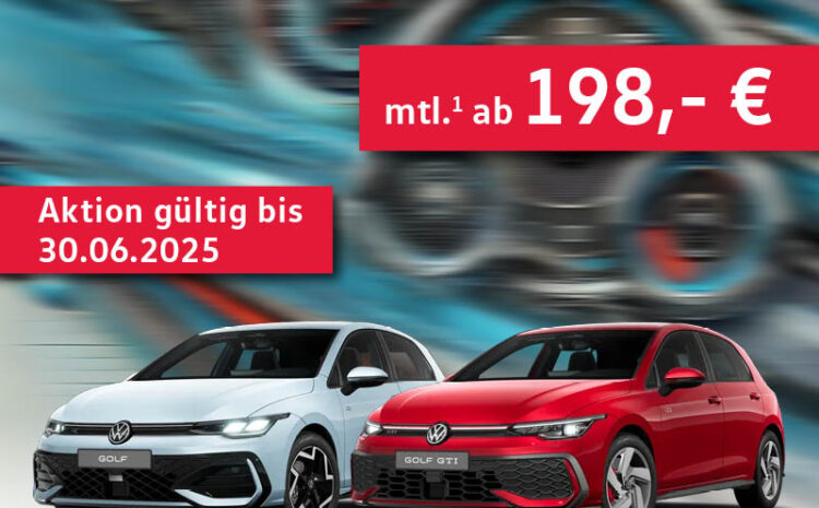  Golf R-Line und GTI Gewerbeleasing