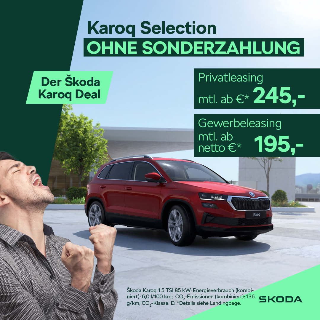 BEITRAGSBILD Skoda Karoq Deal