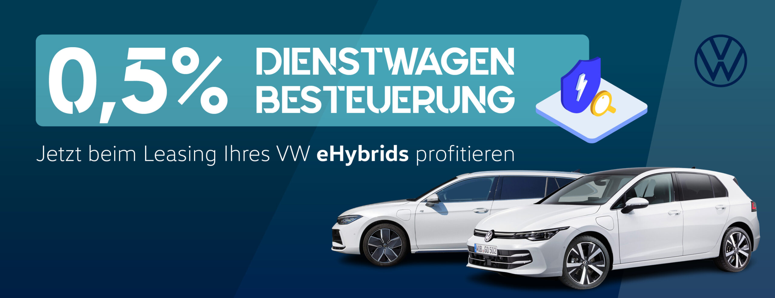 HEADER VW Golf + Passat Hybrid Gewerbe HEADER VW Golf + Passat Hybrid Gewerbe